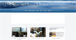 Desktop Screenshot of iesoutdoorscience.com